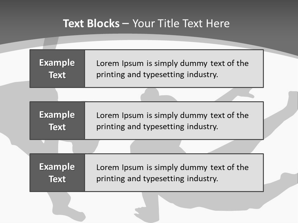 Exercise Posture Girl PowerPoint Template