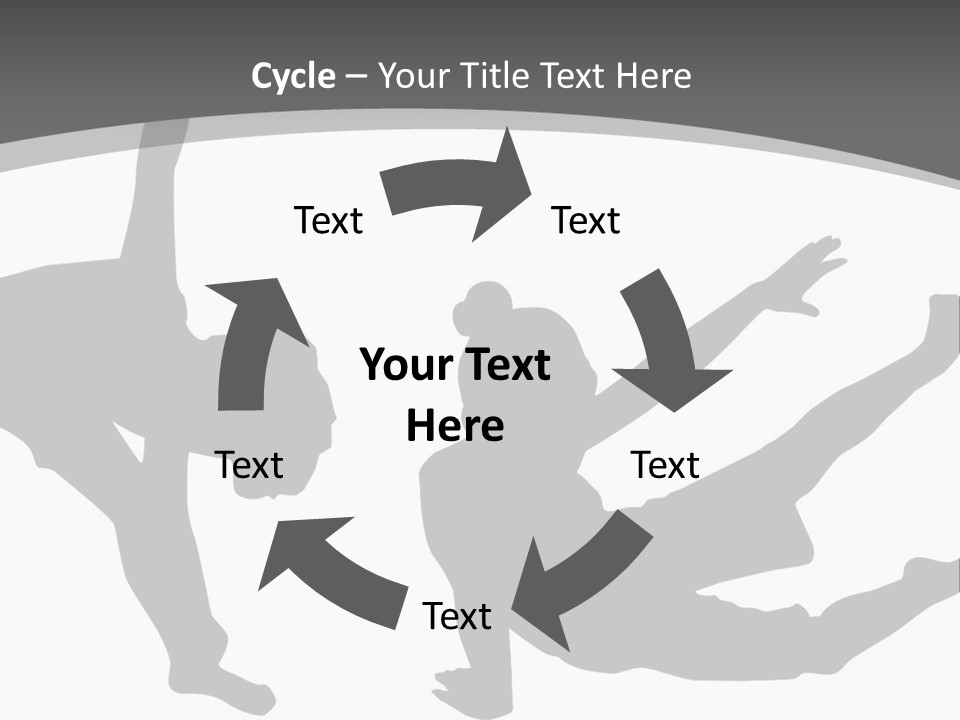 Exercise Posture Girl PowerPoint Template