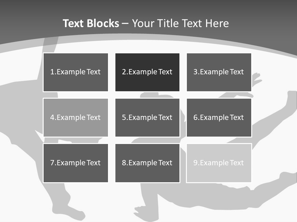 Exercise Posture Girl PowerPoint Template