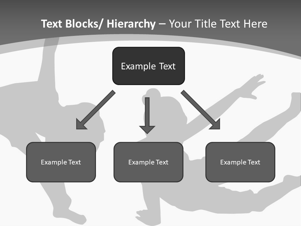 Exercise Posture Girl PowerPoint Template