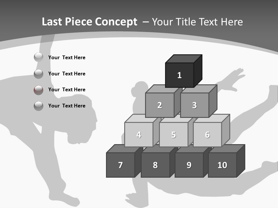 Exercise Posture Girl PowerPoint Template