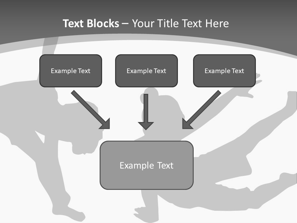 Exercise Posture Girl PowerPoint Template