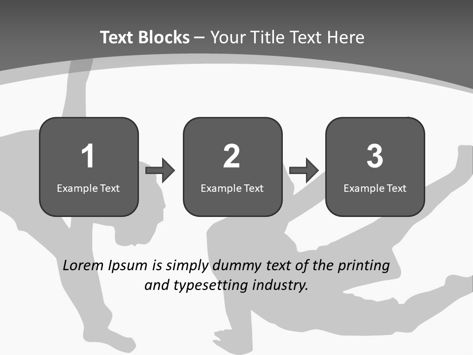 Exercise Posture Girl PowerPoint Template