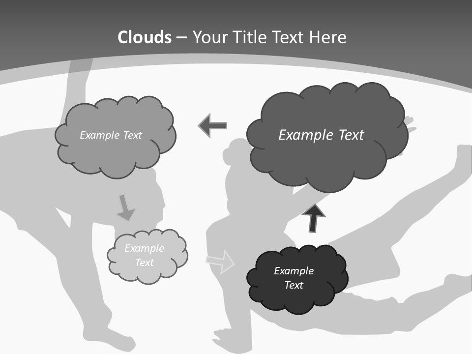 Exercise Posture Girl PowerPoint Template