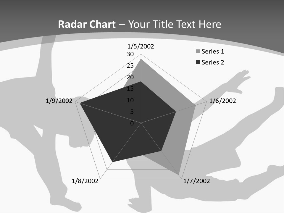 Exercise Posture Girl PowerPoint Template