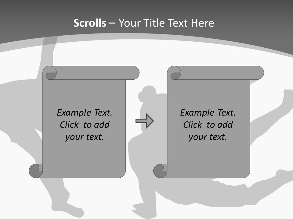 Exercise Posture Girl PowerPoint Template