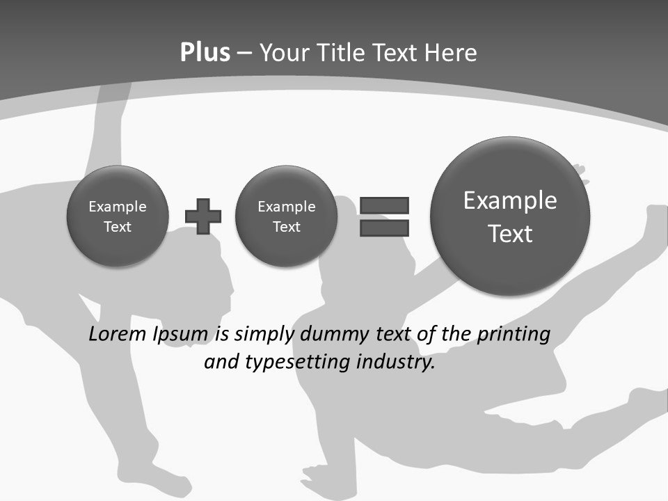 Exercise Posture Girl PowerPoint Template