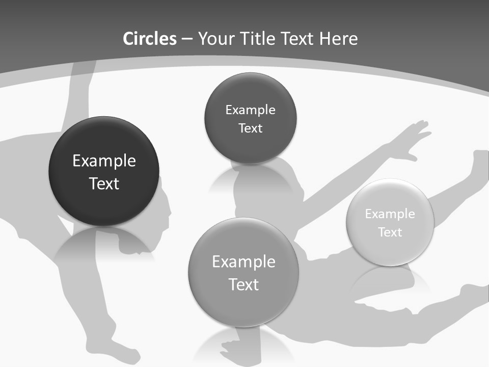 Exercise Posture Girl PowerPoint Template