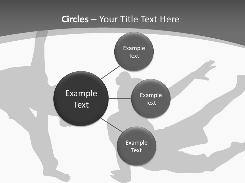 Exercise Posture Girl PowerPoint Template