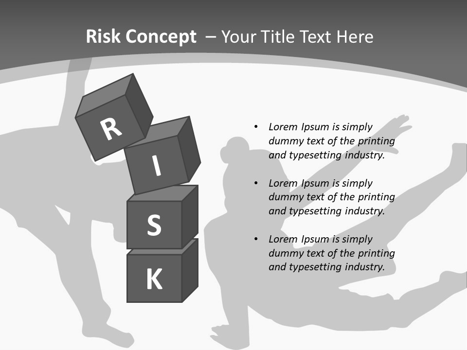 Exercise Posture Girl PowerPoint Template