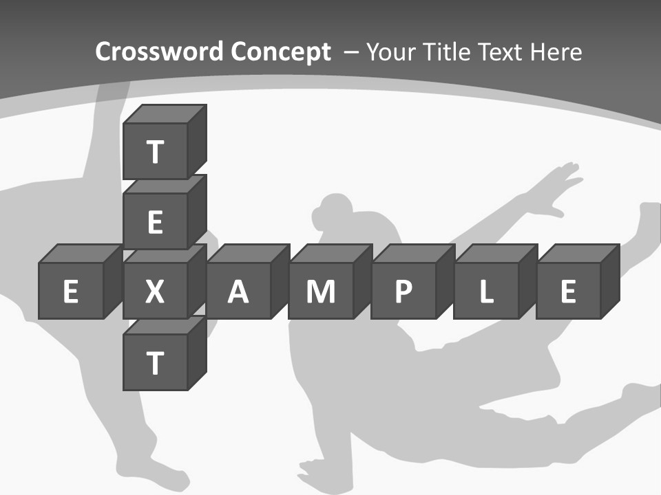 Exercise Posture Girl PowerPoint Template