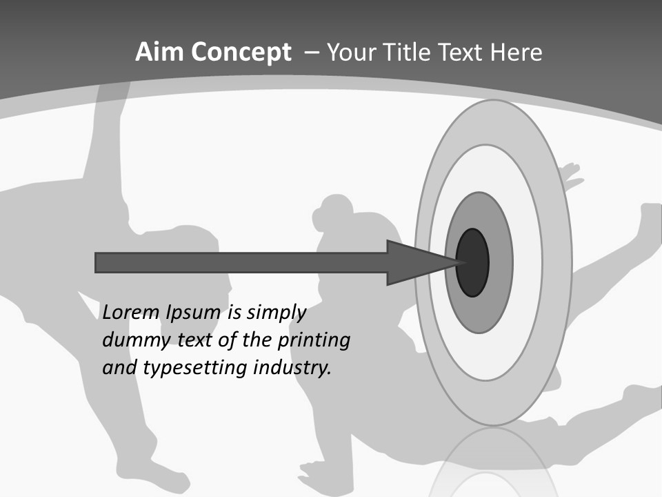 Exercise Posture Girl PowerPoint Template