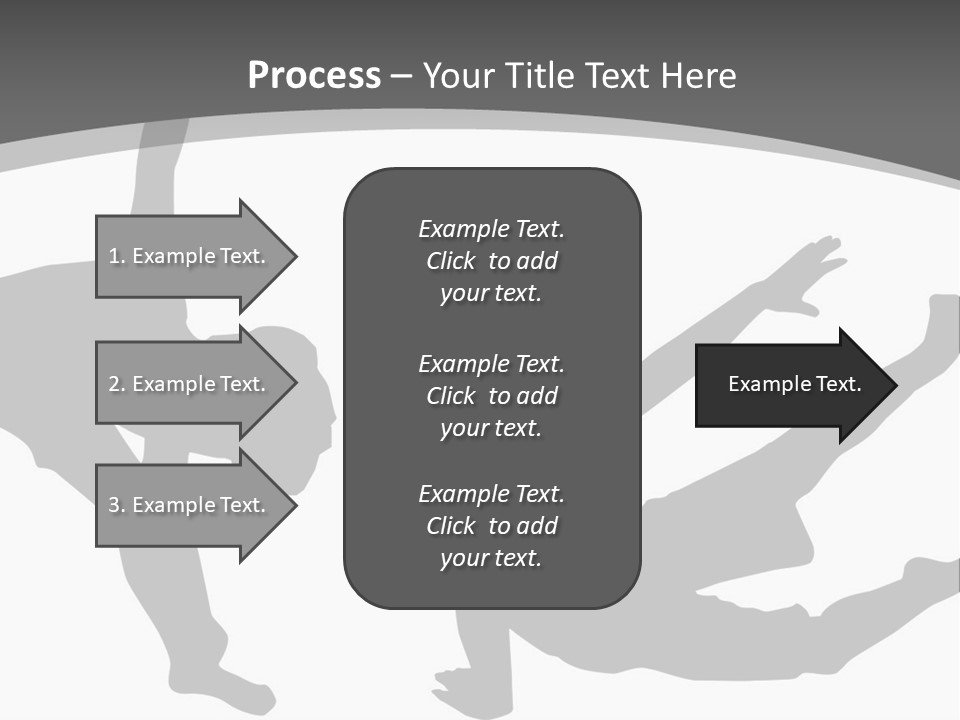 Exercise Posture Girl PowerPoint Template