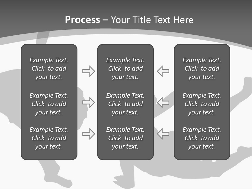 Exercise Posture Girl PowerPoint Template