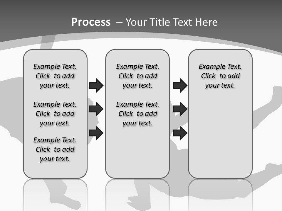 Exercise Posture Girl PowerPoint Template