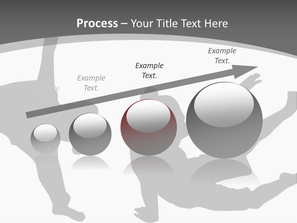 Exercise Posture Girl PowerPoint Template