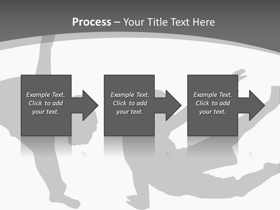 Exercise Posture Girl PowerPoint Template