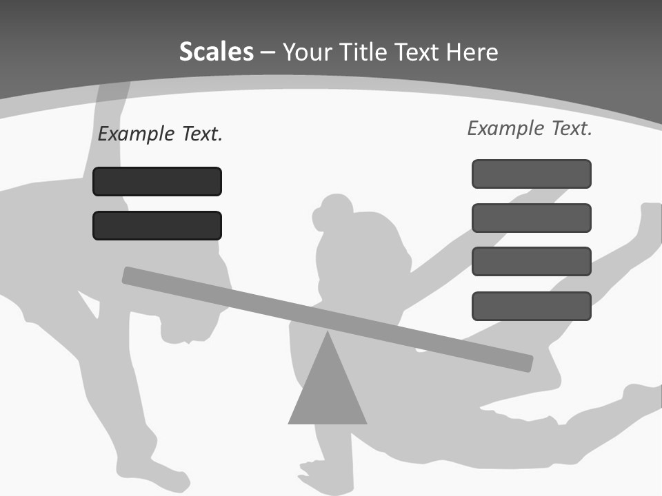 Exercise Posture Girl PowerPoint Template