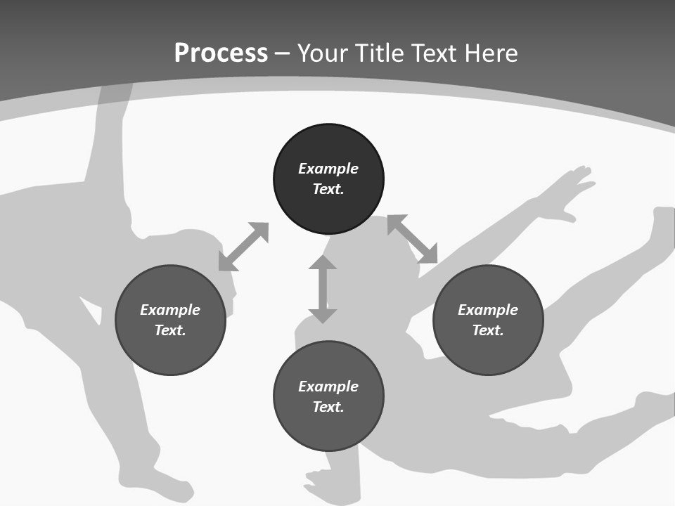 Exercise Posture Girl PowerPoint Template