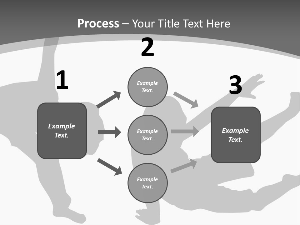 Exercise Posture Girl PowerPoint Template