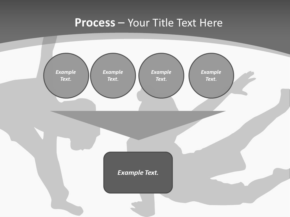 Exercise Posture Girl PowerPoint Template