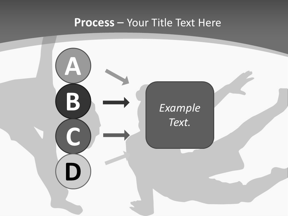Exercise Posture Girl PowerPoint Template