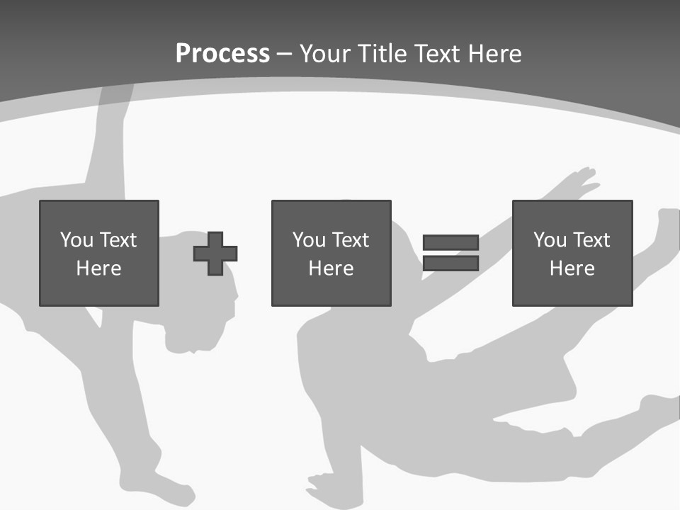 Exercise Posture Girl PowerPoint Template
