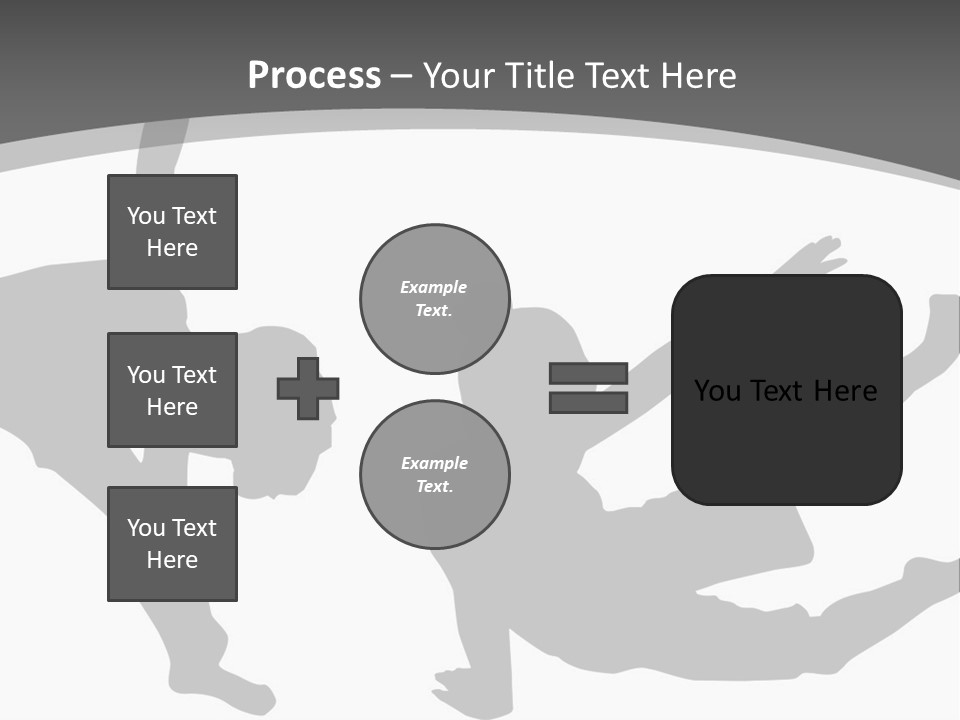 Exercise Posture Girl PowerPoint Template