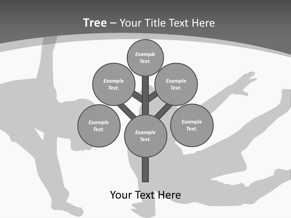 Exercise Posture Girl PowerPoint Template