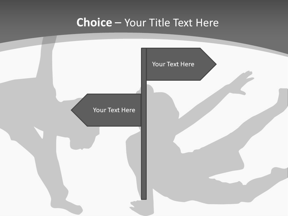 Exercise Posture Girl PowerPoint Template