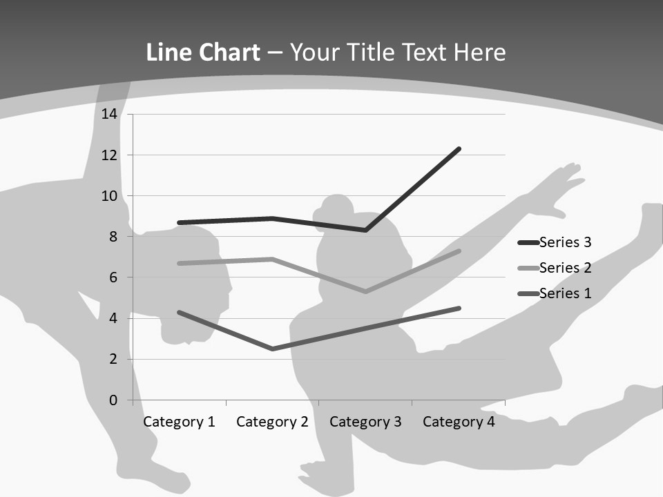 Exercise Posture Girl PowerPoint Template