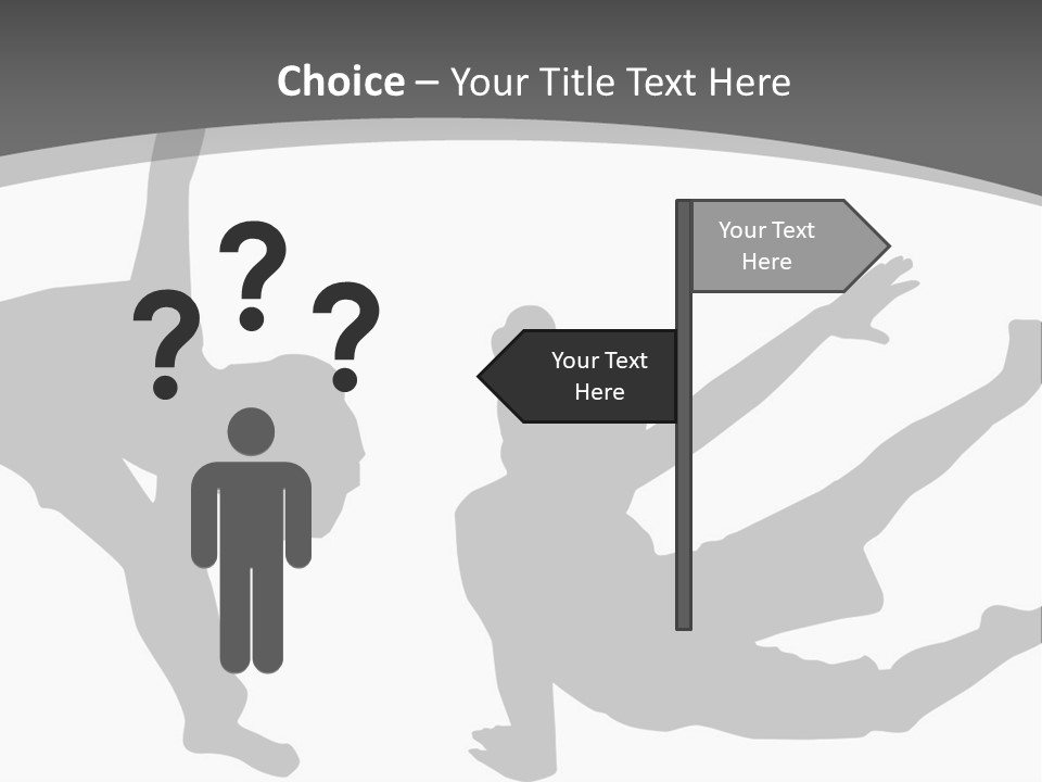 Exercise Posture Girl PowerPoint Template