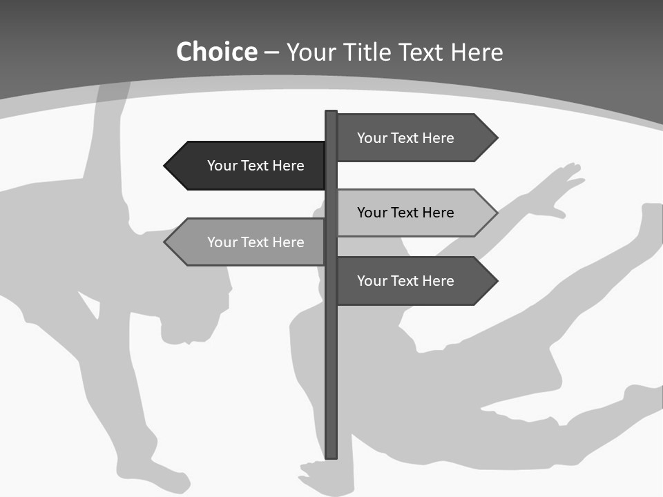 Exercise Posture Girl PowerPoint Template