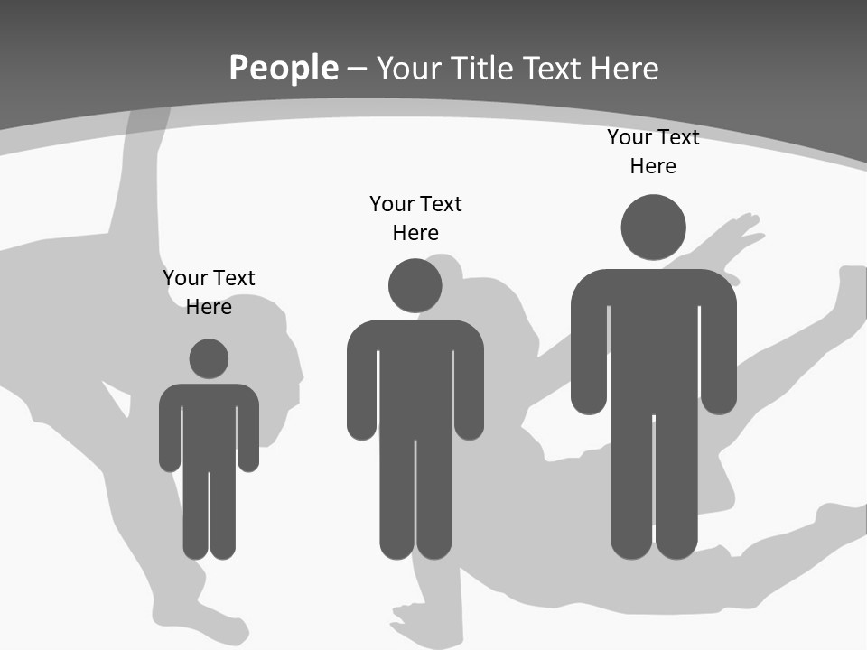 Exercise Posture Girl PowerPoint Template