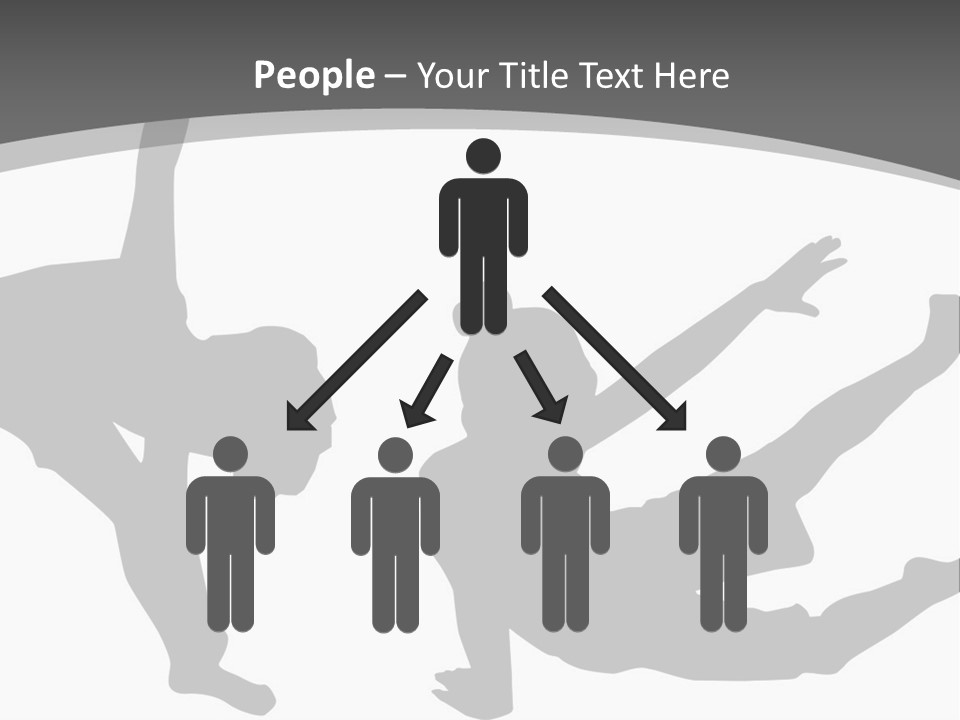 Exercise Posture Girl PowerPoint Template