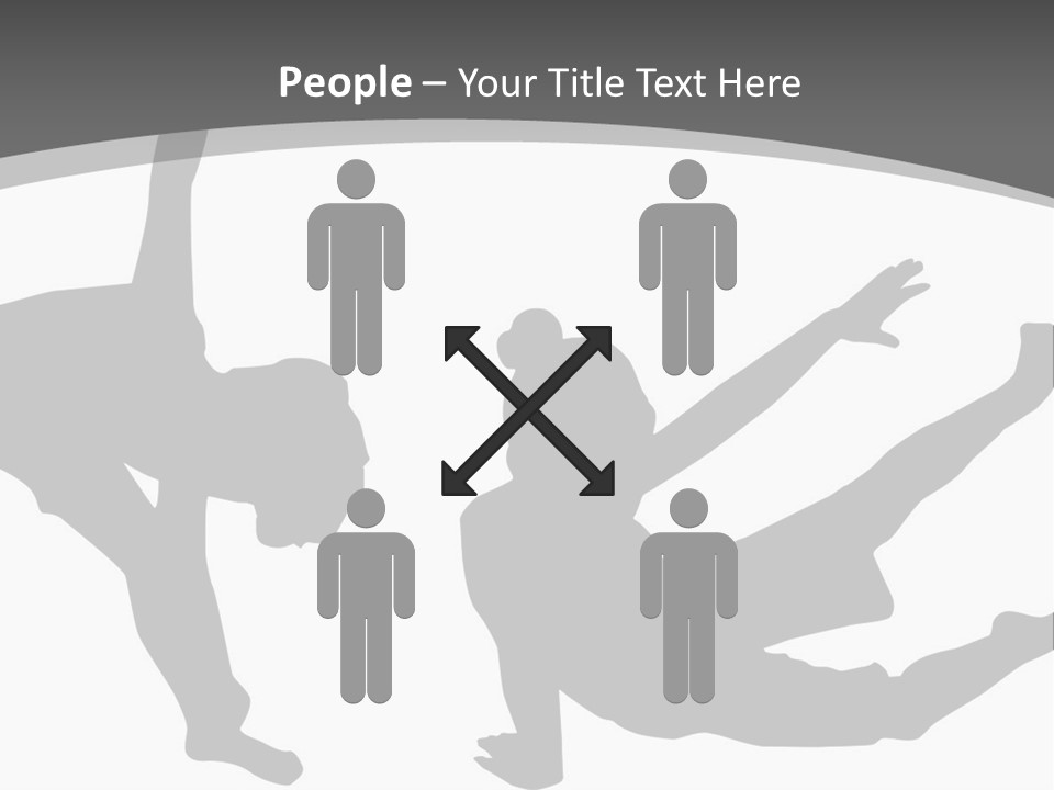 Exercise Posture Girl PowerPoint Template