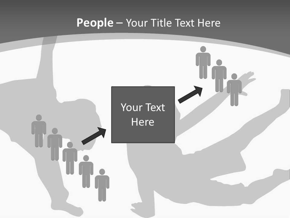 Exercise Posture Girl PowerPoint Template