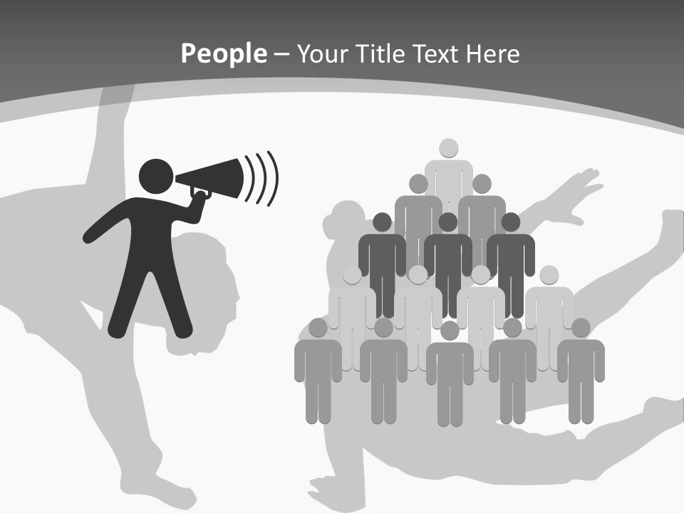 Exercise Posture Girl PowerPoint Template