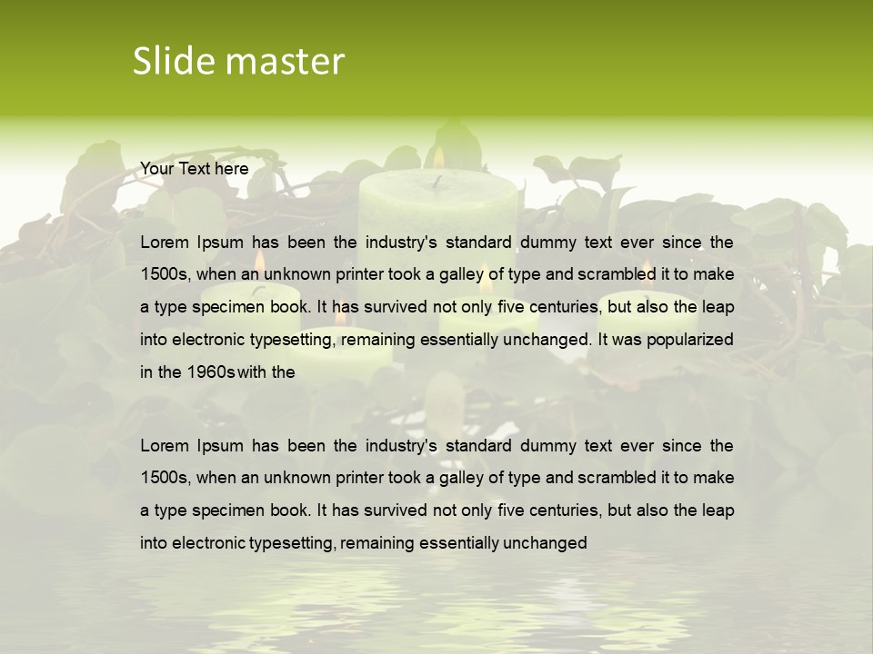 Soft Treatment Comfortable PowerPoint Template