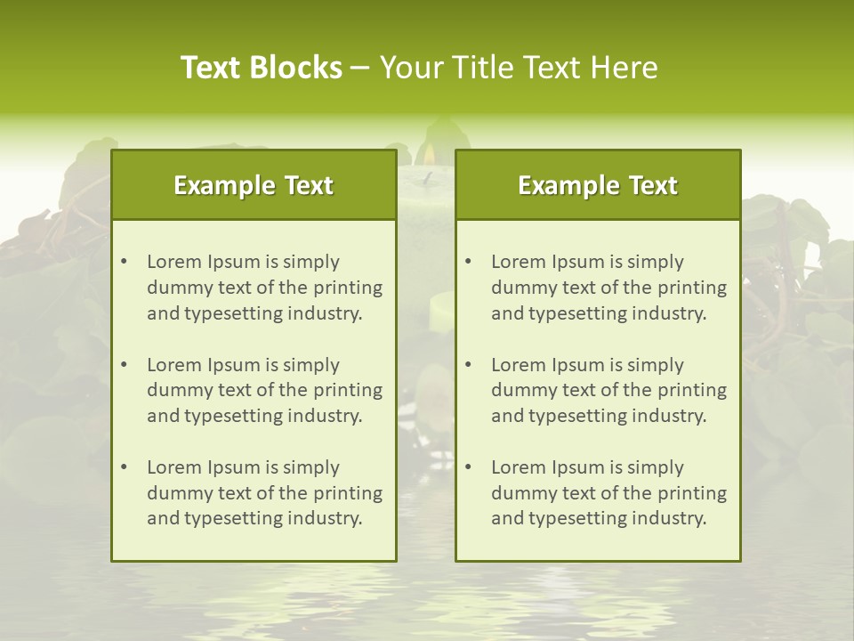 Soft Treatment Comfortable PowerPoint Template