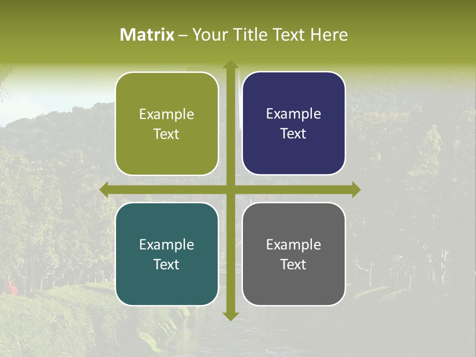 A Church On A Hill With A River In Front Of It PowerPoint Template