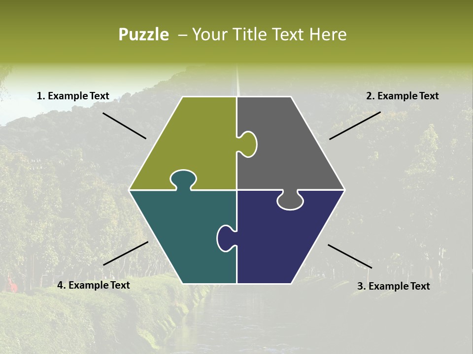 A Church On A Hill With A River In Front Of It PowerPoint Template