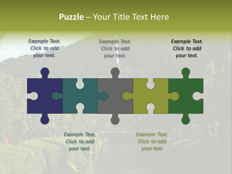 A Church On A Hill With A River In Front Of It PowerPoint Template