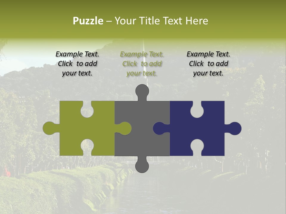 A Church On A Hill With A River In Front Of It PowerPoint Template