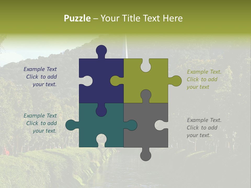 A Church On A Hill With A River In Front Of It PowerPoint Template