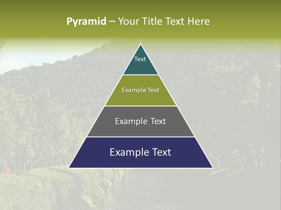 A Church On A Hill With A River In Front Of It PowerPoint Template