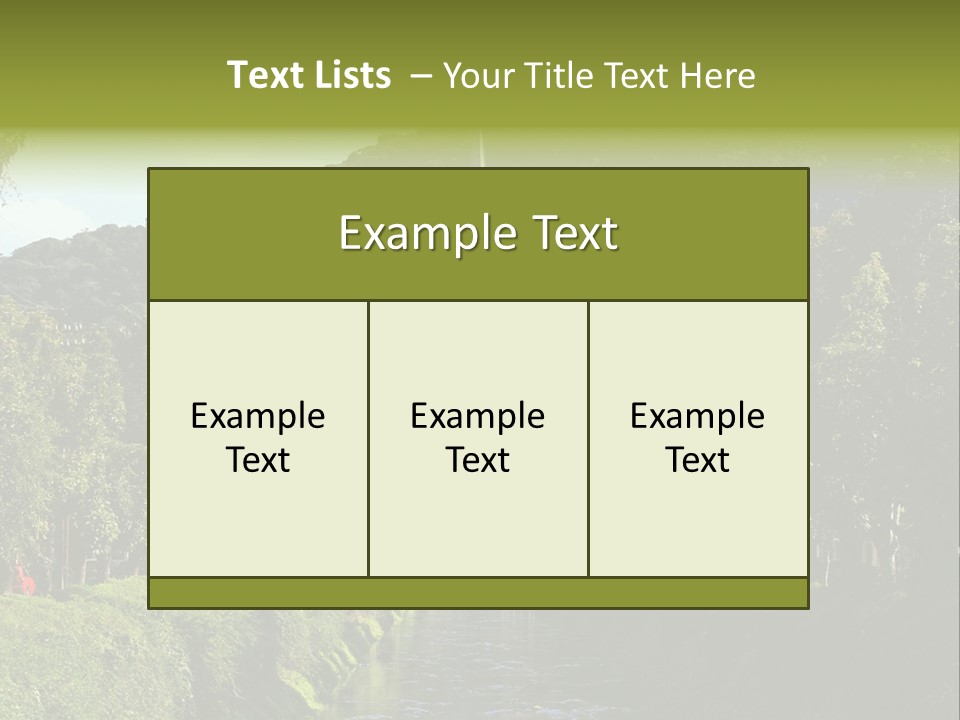 A Church On A Hill With A River In Front Of It PowerPoint Template