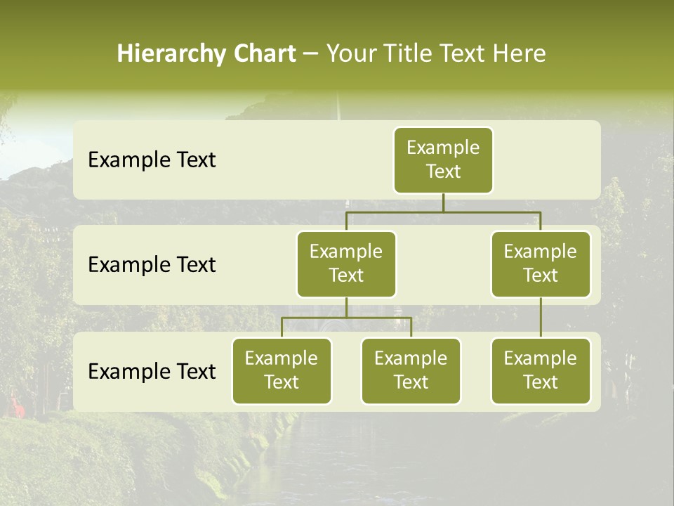 A Church On A Hill With A River In Front Of It PowerPoint Template