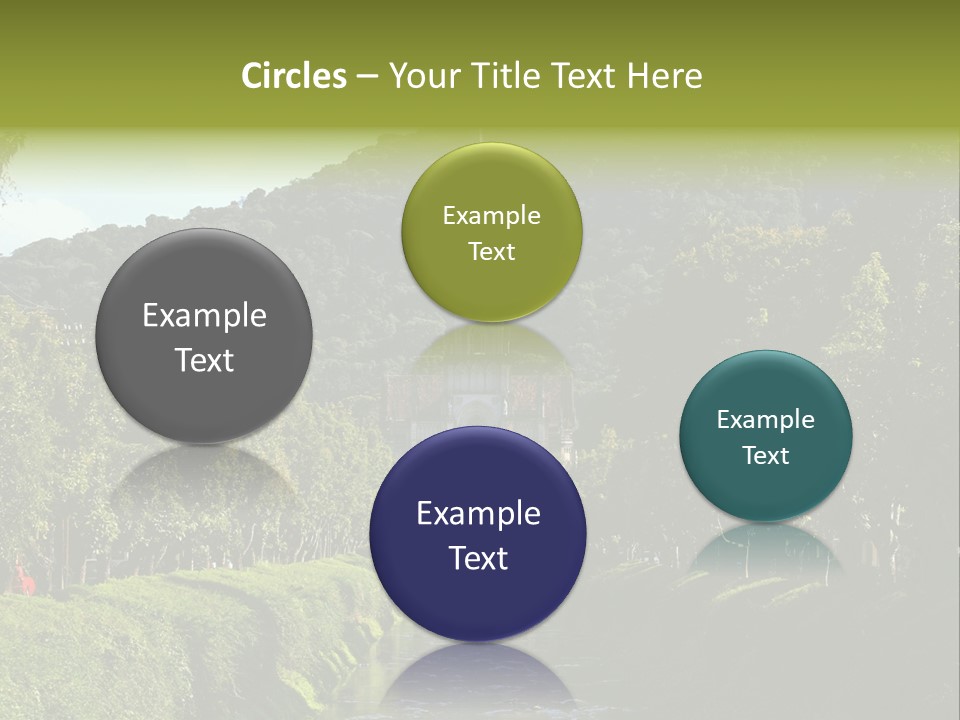 A Church On A Hill With A River In Front Of It PowerPoint Template