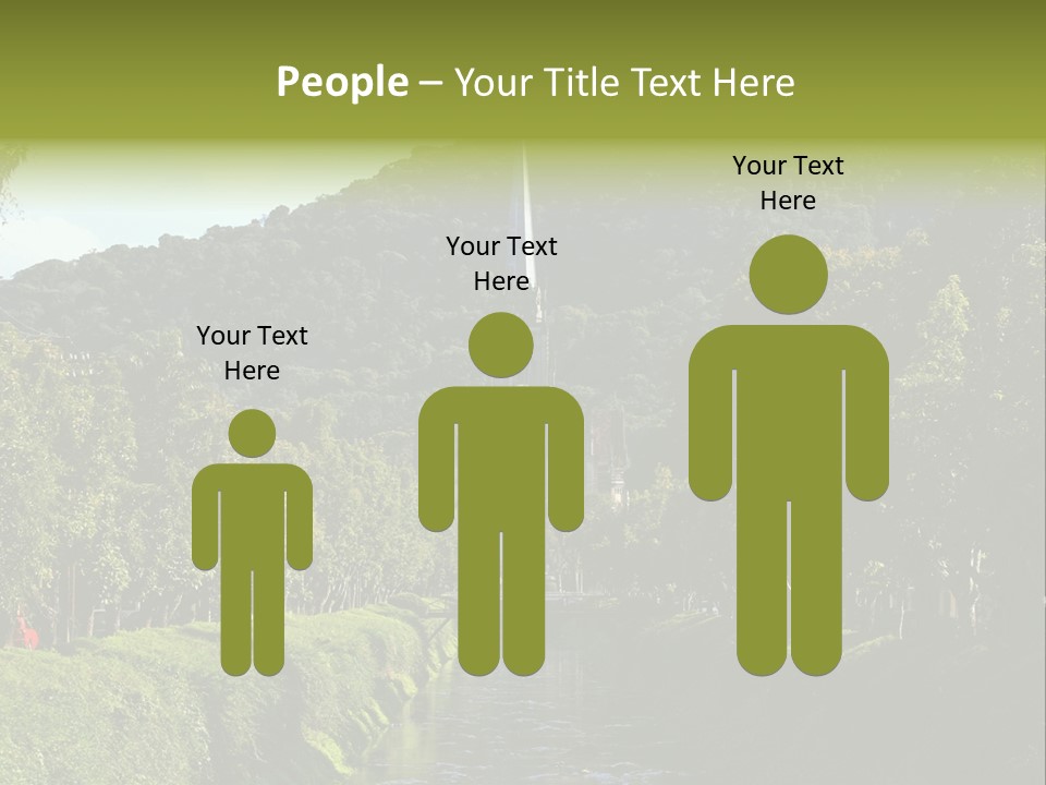 A Church On A Hill With A River In Front Of It PowerPoint Template